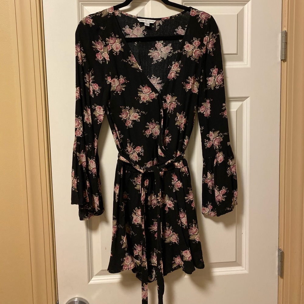 American Eagle Floral Romper